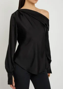 Alice draped satin top