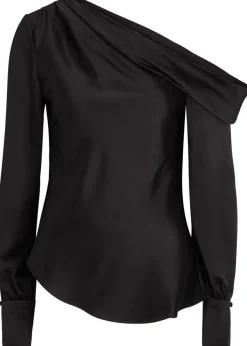 Alice draped satin top