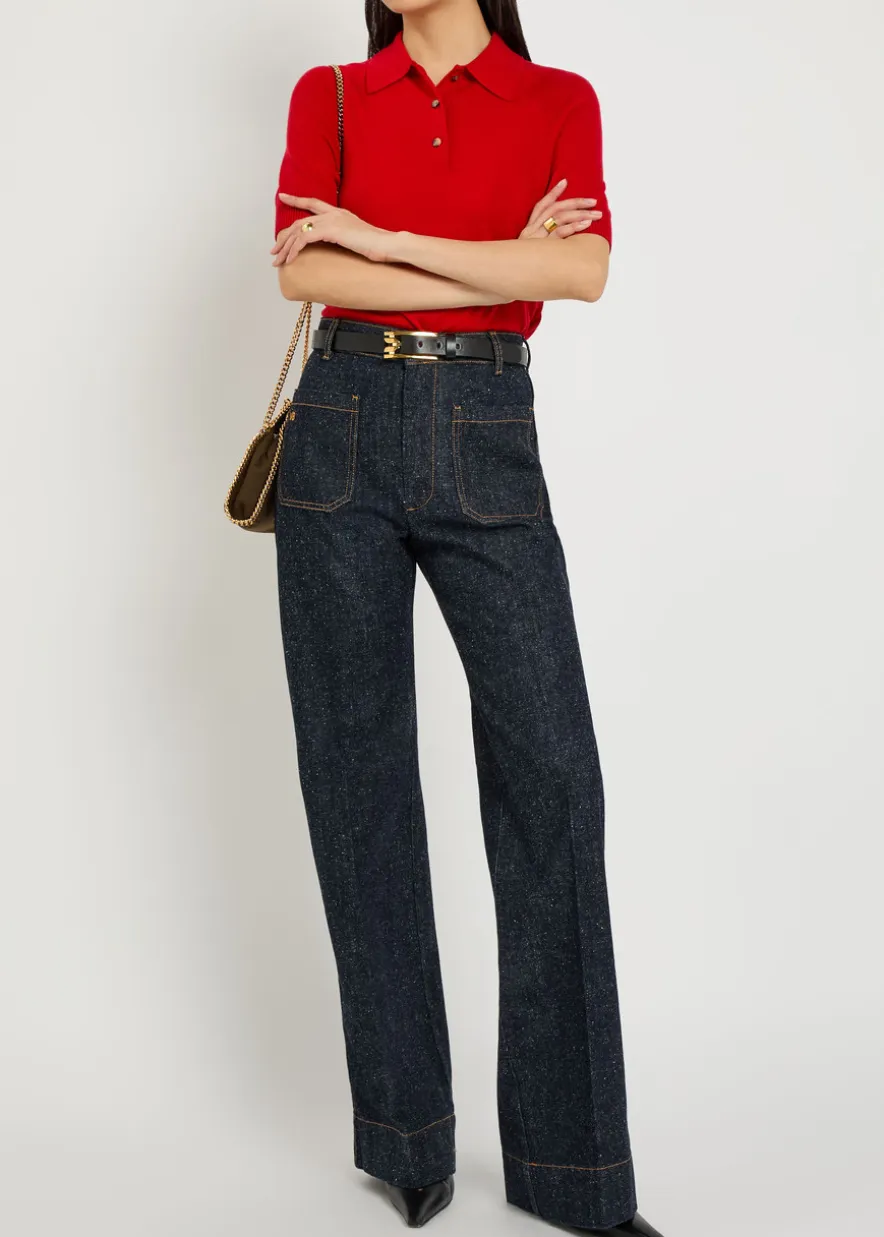Alina flared-leg jeans