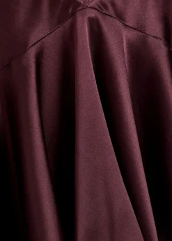 Alizee panelled silk-blend mini dress