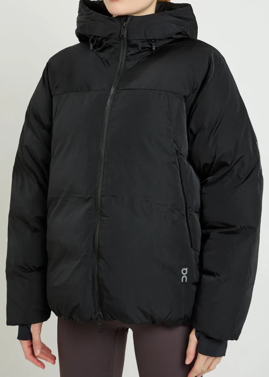 All-Day padded hooded nylon jacket