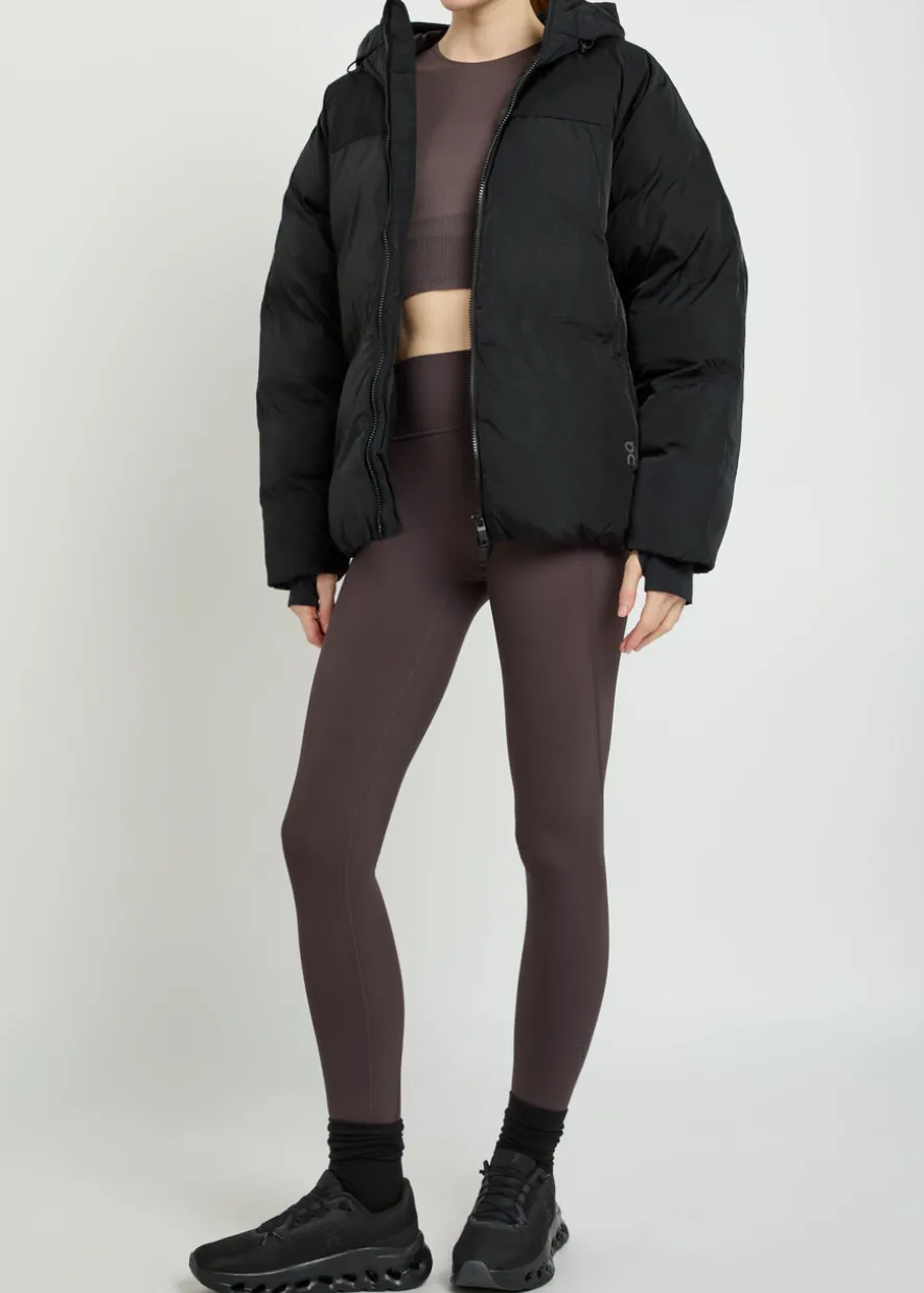 All-Day padded hooded nylon jacket