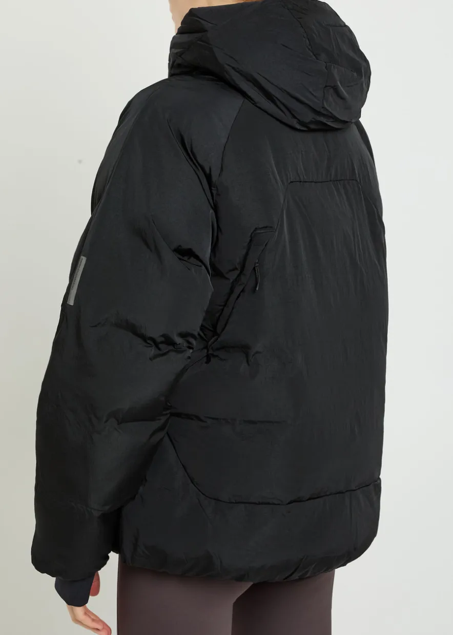 All-Day padded hooded nylon jacket