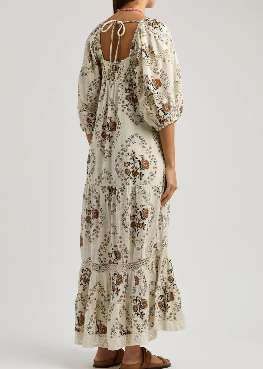 All The Attitude floral-print cotton maxi dress