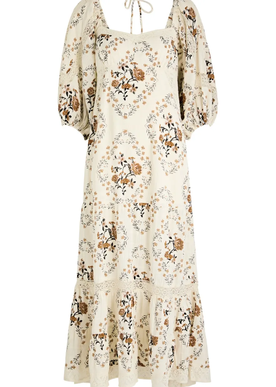 All The Attitude floral-print cotton maxi dress