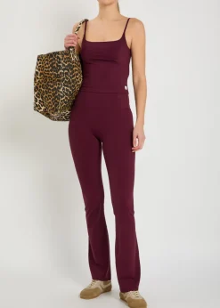 AllTheFeels™ flared-leg stretch-jersey leggings