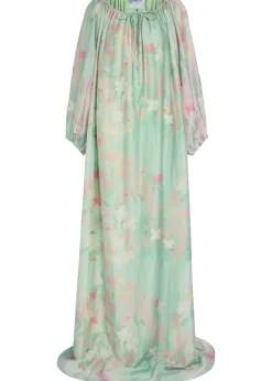Ally floral-print woven maxi dress
