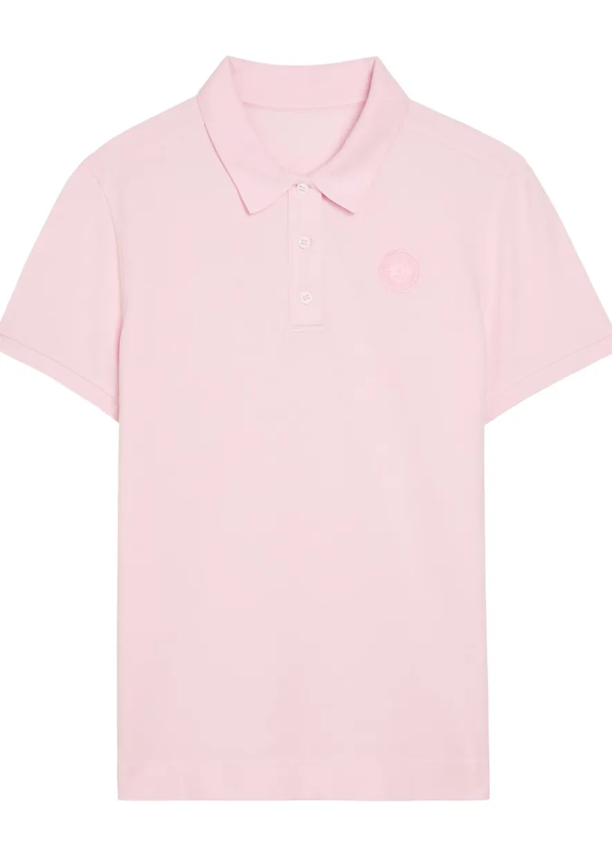 Almira logo-appliqued piqué cotton polo shirt