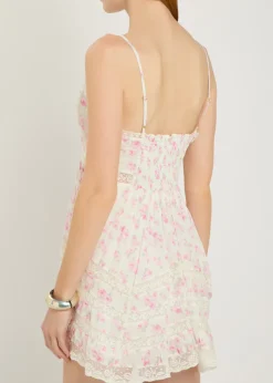 Alonna floral-print cotton mini dress