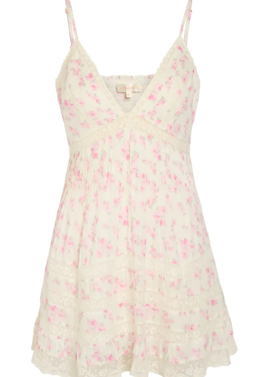 Alonna floral-print cotton mini dress