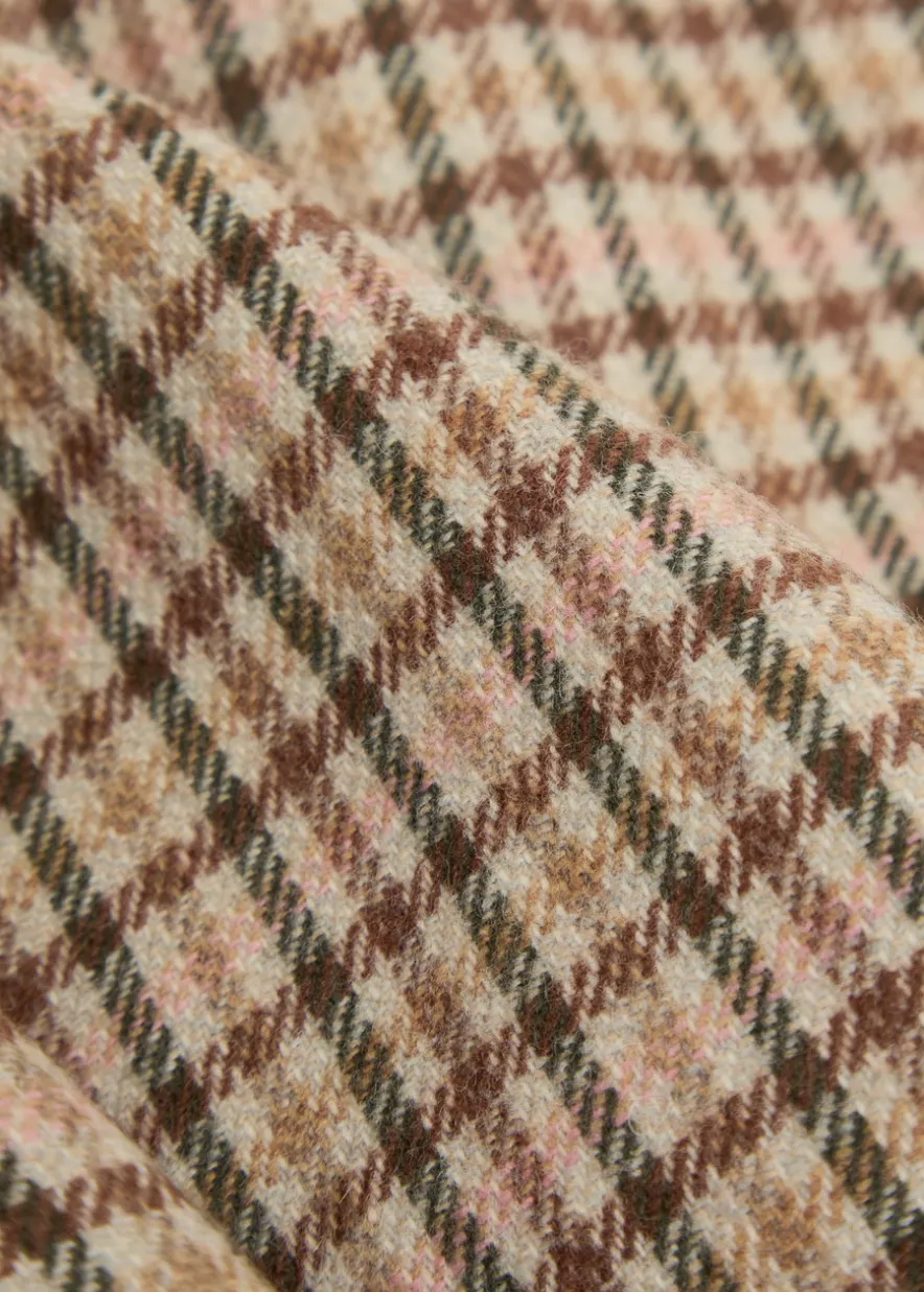 Altai checked wool and cashmere-blend jacket