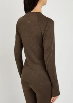 Always Warm stretch-jersey top