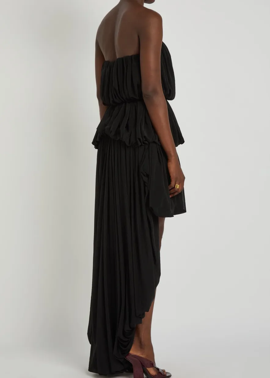 Aly gathered tissue jersey mini dress