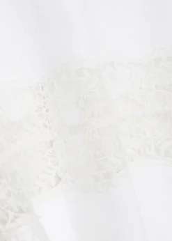 Amalina lace and linen mini dress