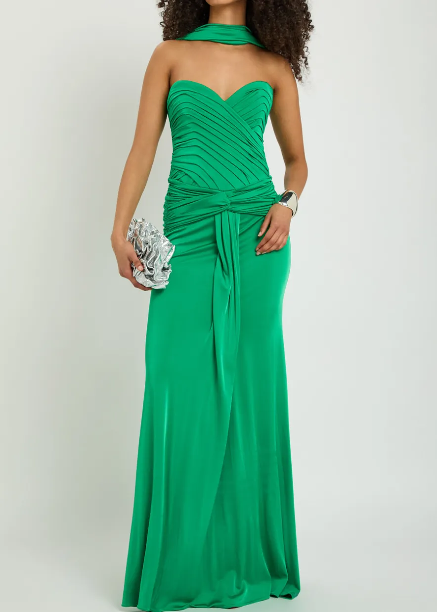 Amanda stretch-jersey maxi dress