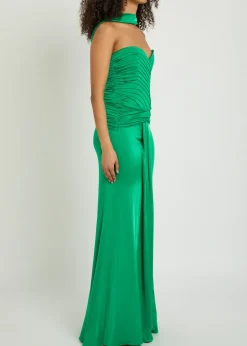 Amanda stretch-jersey maxi dress