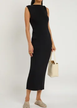 Amani knitted midi dress