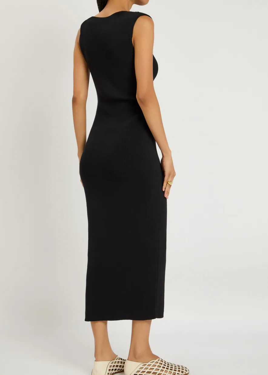 Amani knitted midi dress