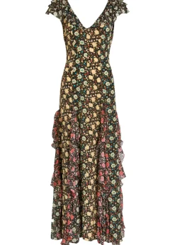 Ambika floral-print silk-chiffon maxi dress
