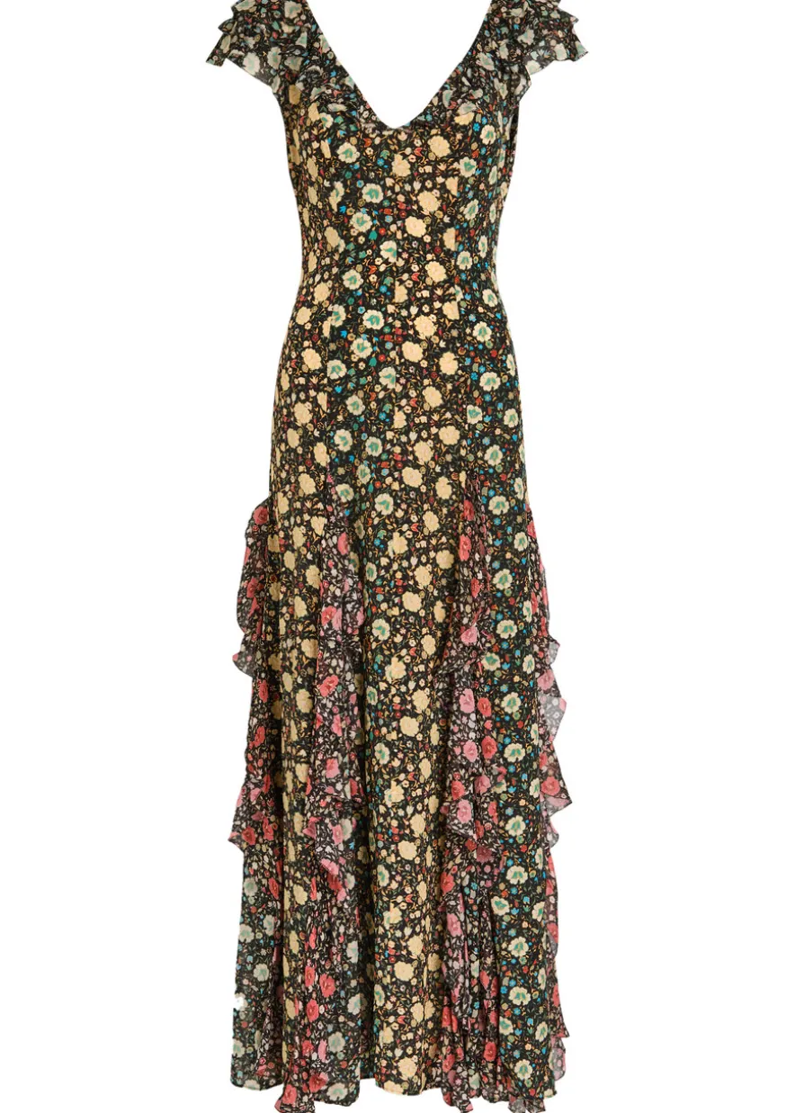 Ambika floral-print silk-chiffon maxi dress