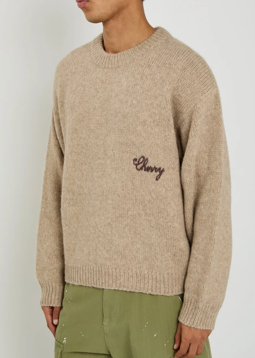 American Classic logo alpaca-blend jumper