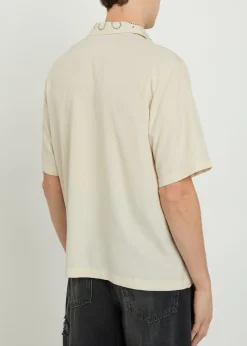 Amiri Stud embellished woven shirt
