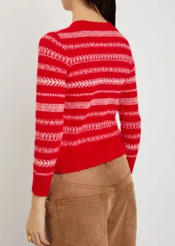 Amity fair isle brushed alpaca-blend jumper