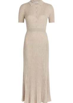 Amor ribbed cashmere-blend midi dress