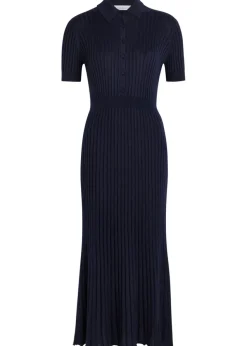 Amor ribbed cashmere-blend midi dress