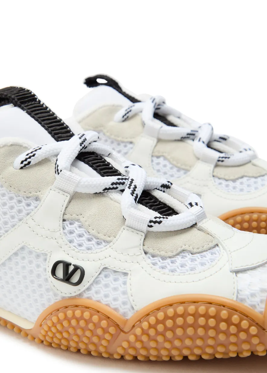 Amphibia panelled mesh sneakers