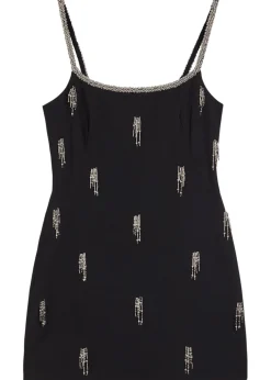 Amy embellished crepe mini dress
