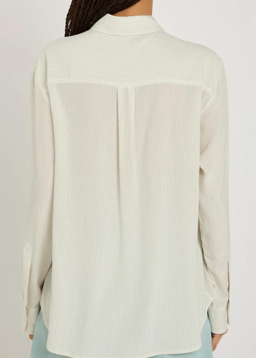Anabas pinstripe silk shirt