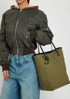 Anchor large canvas tote bag