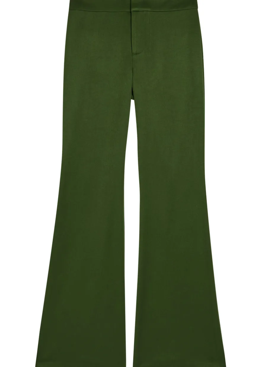 Andrew flared-leg woven trousers
