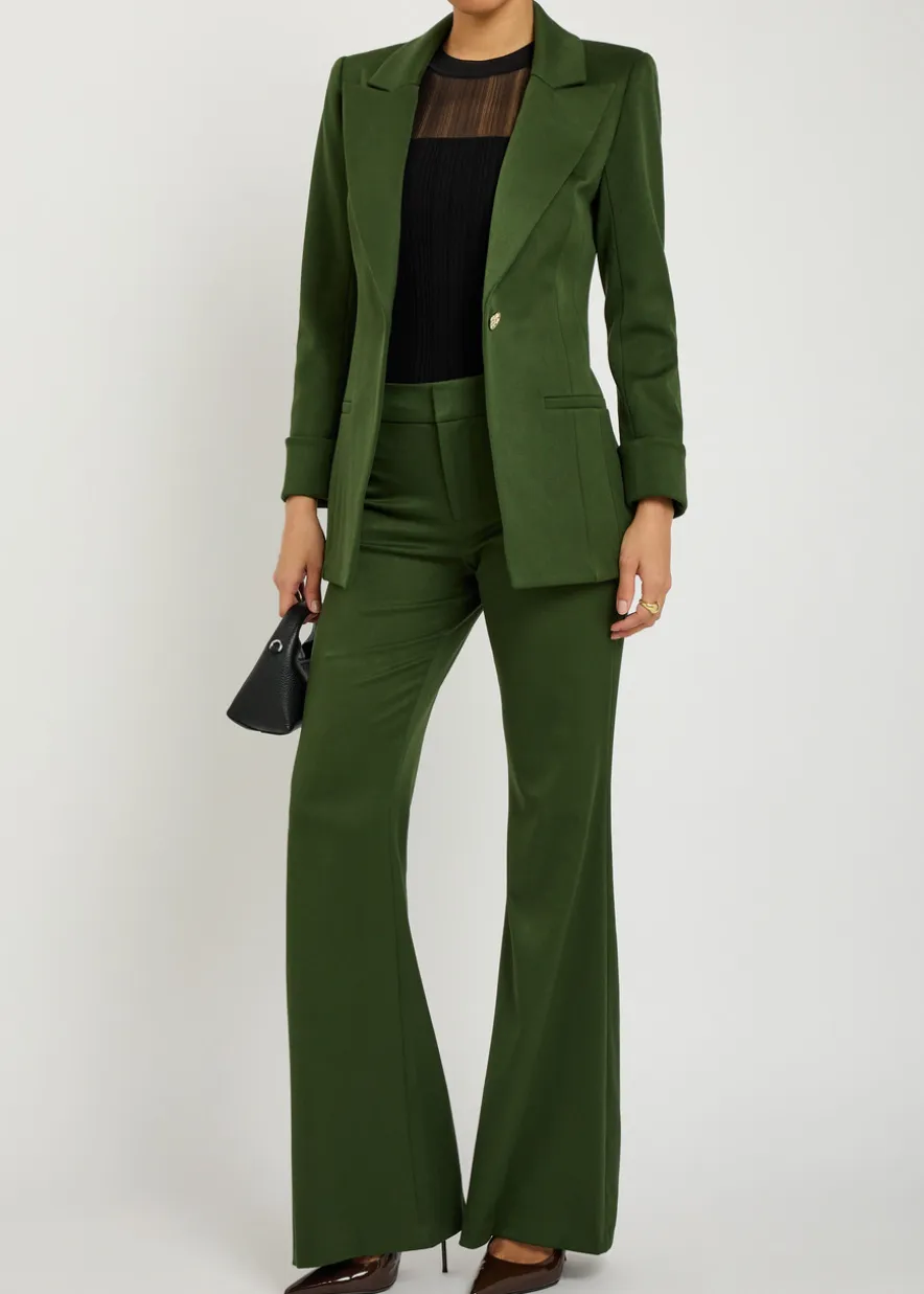 Andrew flared-leg woven trousers