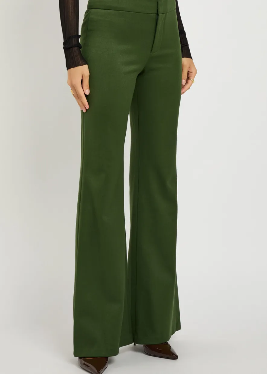 Andrew flared-leg woven trousers
