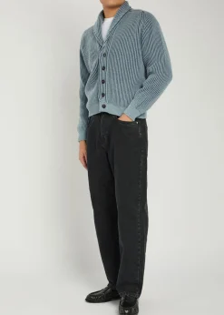 Andrew knit cashmere and cotton-blend cardigan