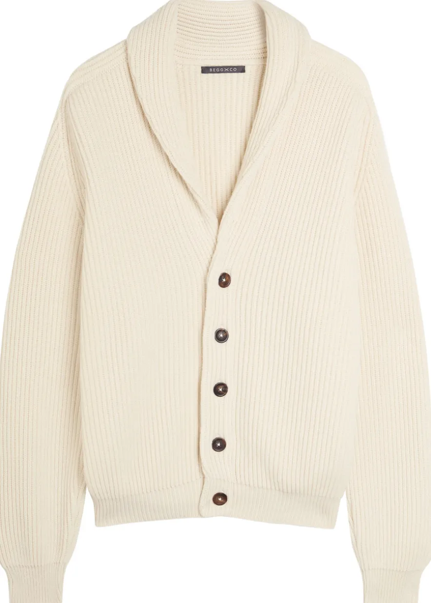 Andrew knit cashmere and cotton-blend cardigan