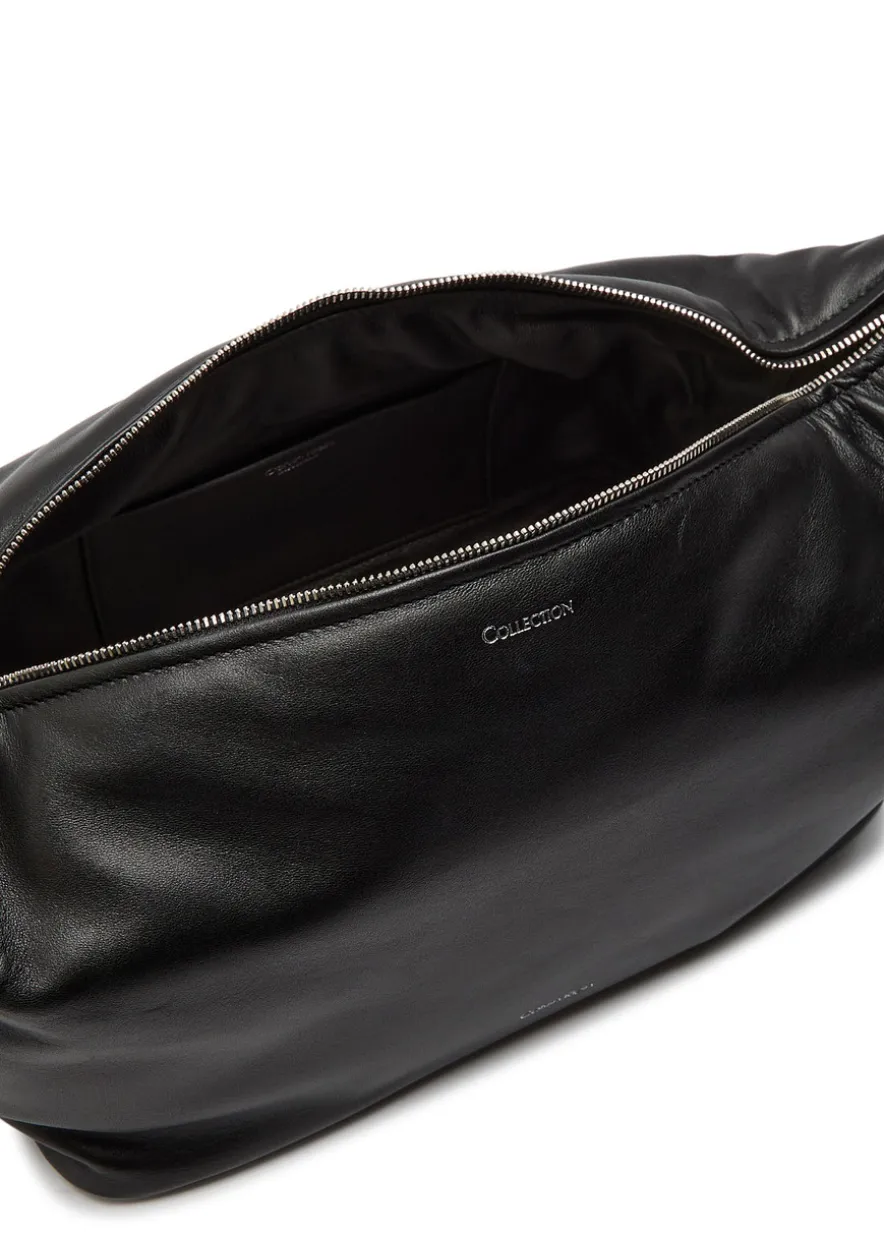 Andy leather top handle bag