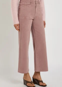 Anessa cropped wide-leg jeans