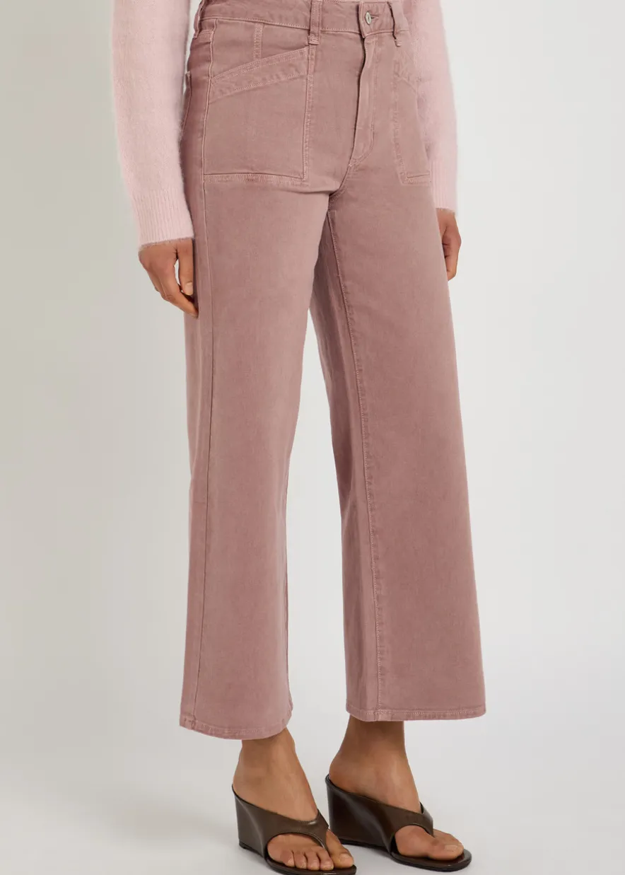 Anessa cropped wide-leg jeans