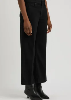 Anessa cropped wide-leg jeans