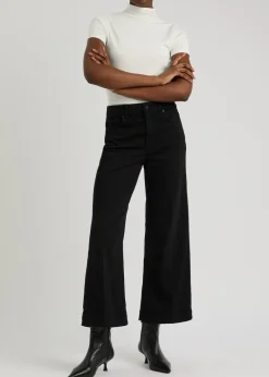 Anessa cropped wide-leg jeans
