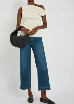 Anessa cropped wide-leg jeans