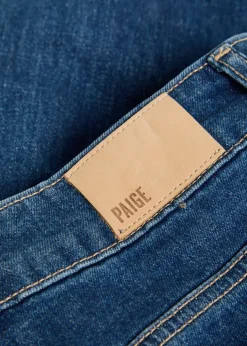 Anessa patch pockets wide-leg stretch-denim jeans
