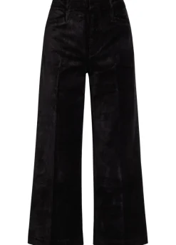 Anessa wide-leg velvet trousers