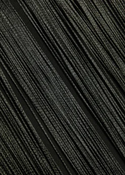 Angelica fringed woven maxi dress
