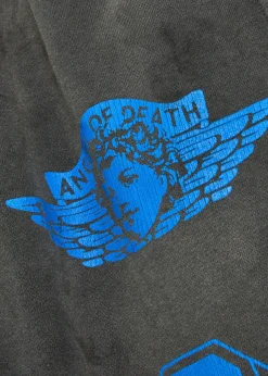 Angel of Death printed cotton sweatpants