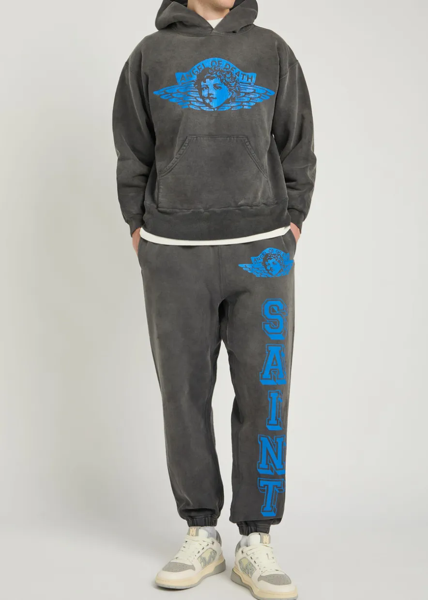 Angel of Death printed cotton sweatpants