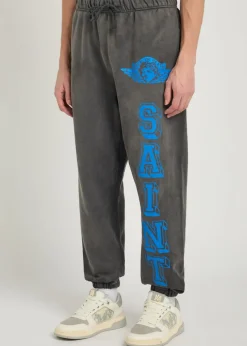 Angel of Death printed cotton sweatpants